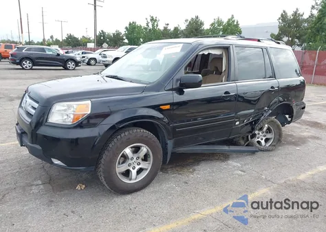 2007 Honda Pilot Ex from USA, damaged, VIN 5FNYF28407B035900